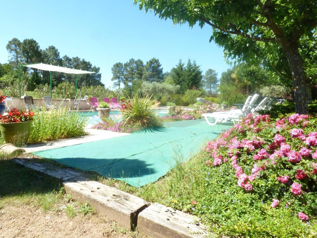 Domaine Du Planas Ailhon Ardeche Bed & Breakfast Bagian luar foto